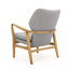 Fauteuil capitonné à quatre pieds, idéal pour de multiples usages, design simple et classique pour divers styles de décoration