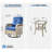 Three-Piece Outdoor Swivel Chair Set-1847364731