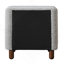 Table de chevet 2 tiroirs Grey Boucle