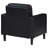 Lalittah Upholstered Track Arm Accent Chair Black-213846941