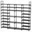 18 Pair Shoe Rack