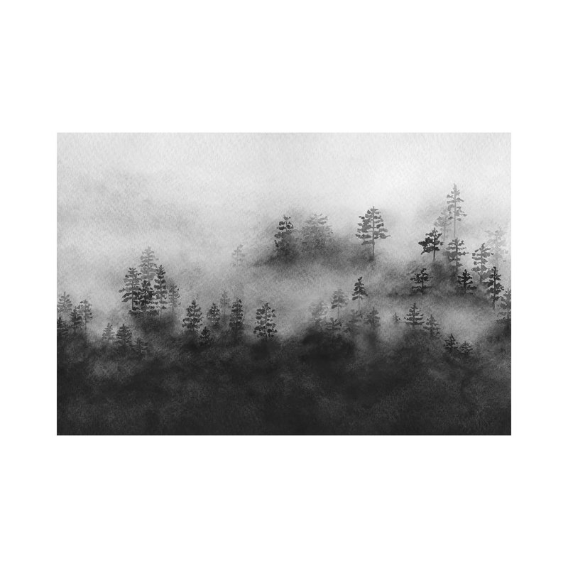 Rising Mist by Melissa Selmin - Print on Canvas, Wrapped Canvas, 20.32 cm H x 30.48 cm W