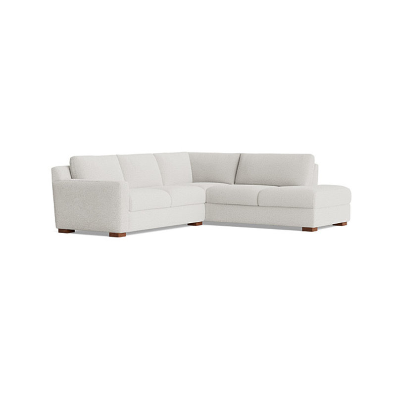 Catalina Sectional, Performance Weave - Carrot, Right Hand Facing