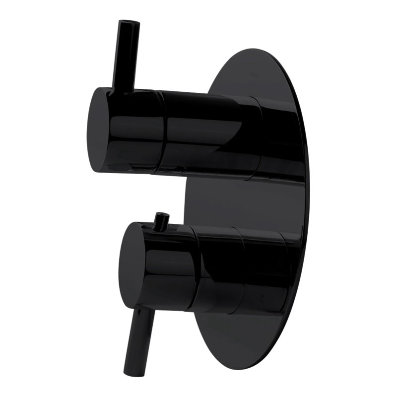Cigno Built-in Faucet Trim, Matte Black