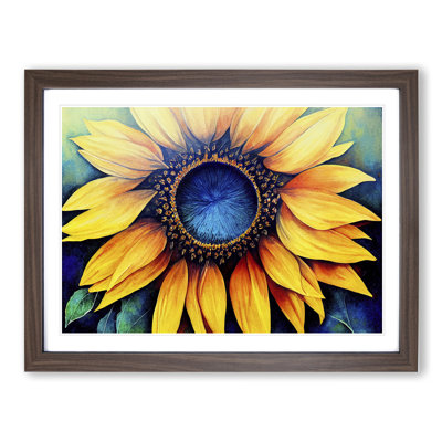 Spectacular Sunflower - Single Picture Frame Print