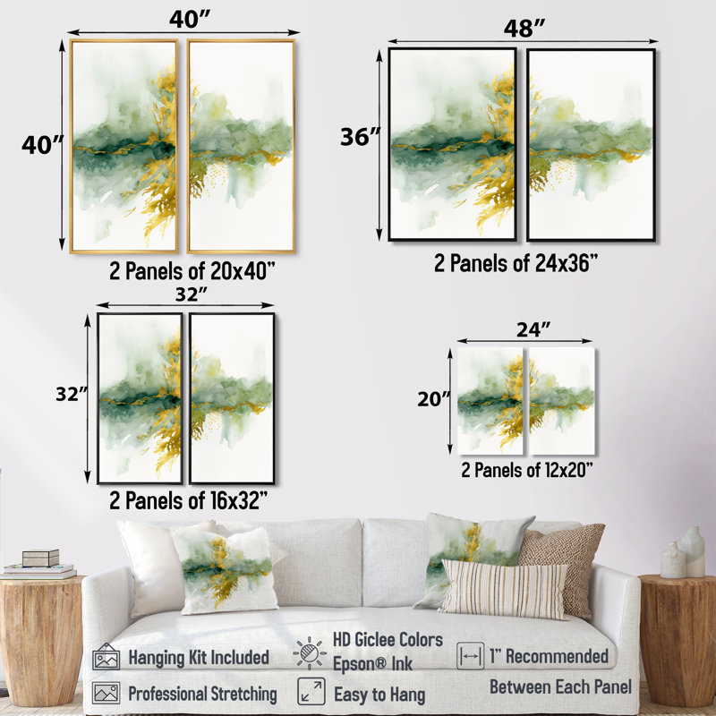 «Awakenings In French Moss I», art mural abstrait à encre liquide, H 20 po x l 24 po, Impression encadrée flottante, Brun