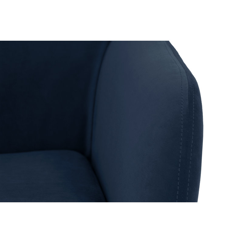 Fontaine Upholstered Armchair, Blue