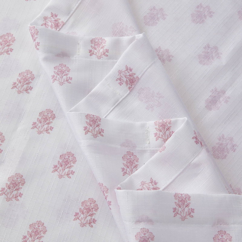 Ensemble de rideau de douche Savanna, Rose