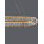 1 - Light Gold LED Crystal Pendant