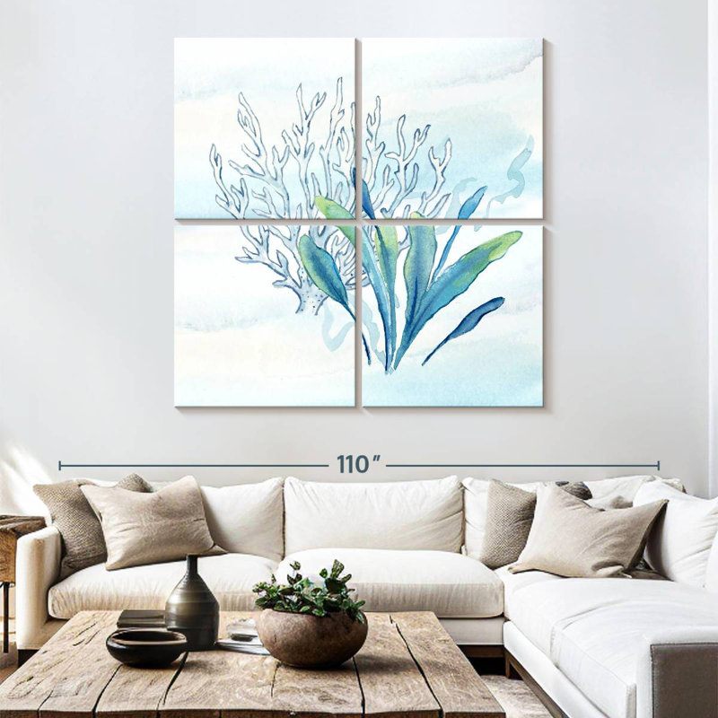 Brampt Great Blue Sea VI, H 74 po x l 74 po