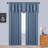 Blackout Curtain Valance For Kitchen Windows, Home Decorative Rod Pocket Short Curtain Drape For Bathroom/Living Room/Bedroom, 52" W X 18" L,-112490762