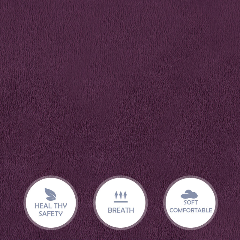 Knitted Throw Blanket, Purple