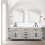 Plateau de meuble-lavabo double l 84 po x P 22 po Laurel-82319308-82319311