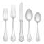 French Perles 65 - Piece Stainless Steel Flatware Set, Service for 12 