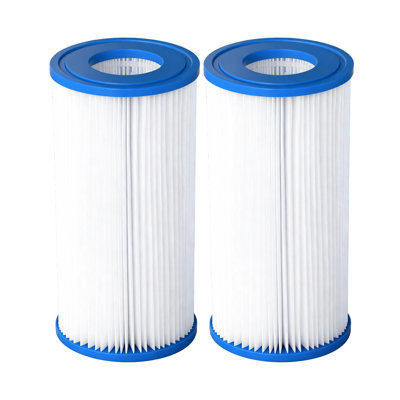 DAYEAR Pool Filter Cartridge for Type A or C, Compatible with 29000E/59900E Aboveground Pools, Type A/C Reusable Swimming Filter for 1000/1500/530 GPH Filter Pump, 2 Pack