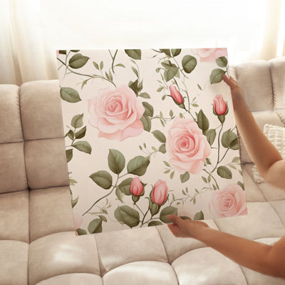 «Floral Rose Flower Symphony I», reproduction d'art non encadrée