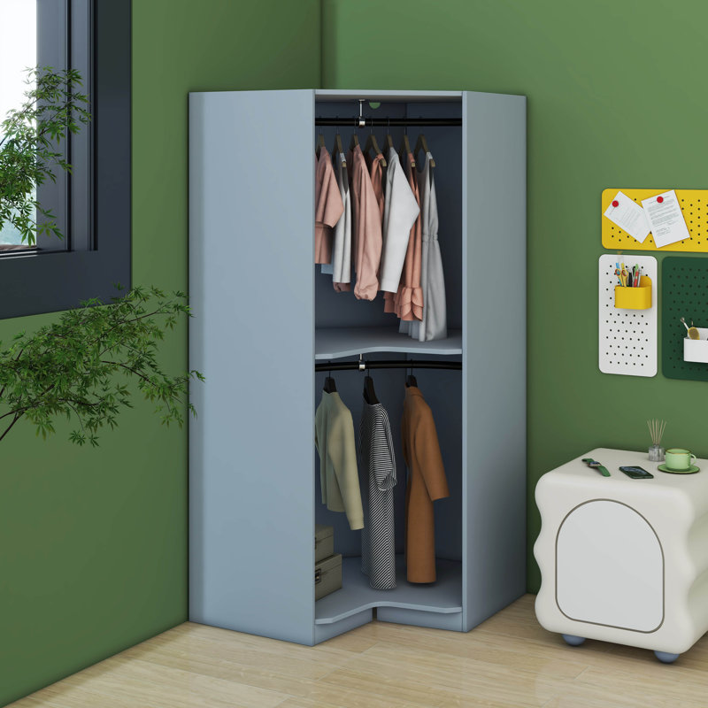  Garde-robe de coin Imaya Polygon, Gris