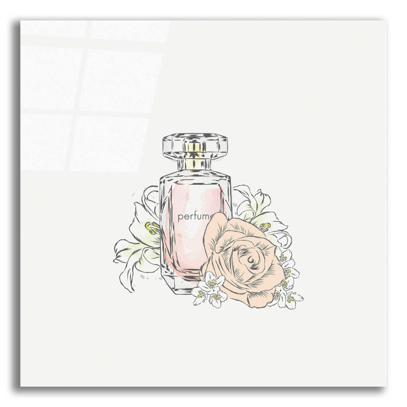 Parfum VII - peinture sans cadre, H 12 po x l 12 po x P 0,13 po