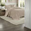 Ensemble de literie réversible en coton, kaki simple TG, style chalet