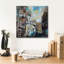  «Streets Of Portland 2» par Erin McGee Ferrell, art mural sur toile, 18 po x 18 po