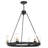 Parmele 6 - Light Dimmable Wagon Wheel Chandelier-1358687680