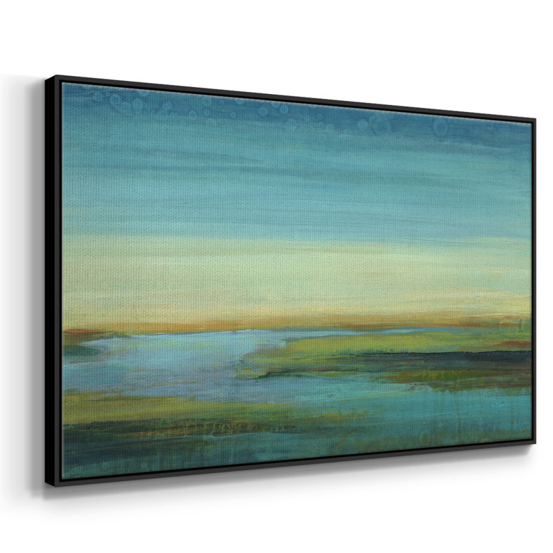 The Flow, reproduction d'art sur toile, H 27 po x l 41 po x P 2 po, Noir
