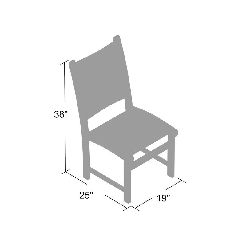 St. Tropez Teak Patio Dining Side Chair, Sand