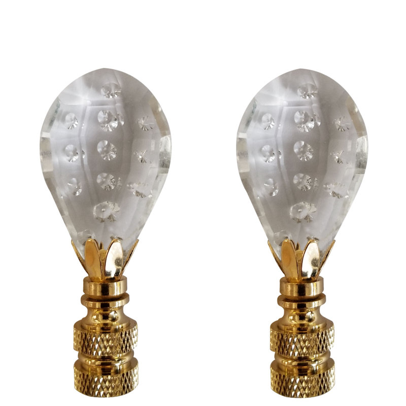 Faîteau lampe en cristal à facettes en forme de ballon