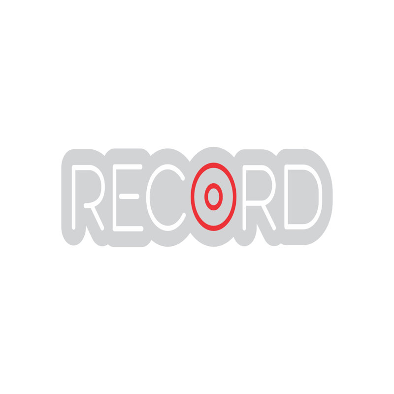  | Disque néon record | Fabriqué avec un tube néon incassable durable pour un éclairage lumineux et uniforme et une performance durable sur 50 000 heures | 6 x 24 pouces | Blanc et rouge