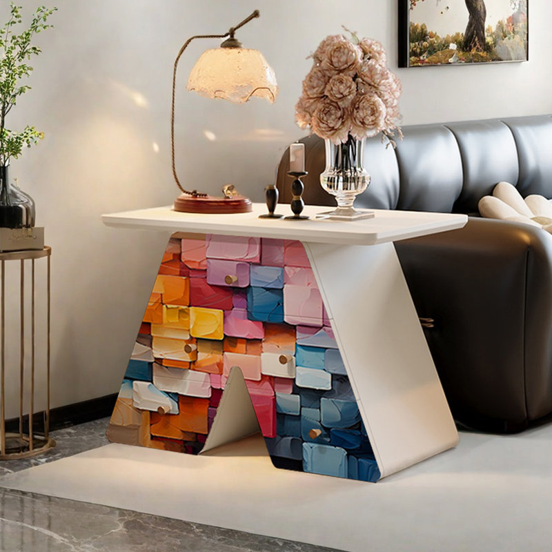 Armoire de rangement moderne et simple, Blanc