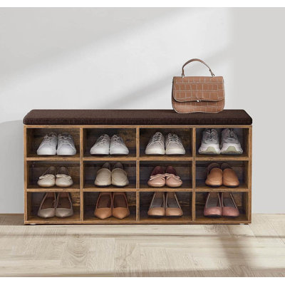 Wood Storage Bench