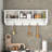 Wall Mounted 4 Hooks Coat Rack With Stylish Wooden Storage For Living Room Shelf Entryway Decor-380680831