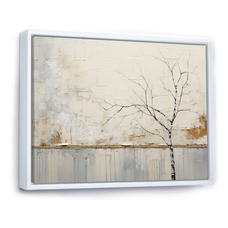 Simplicity Winter Dream III, Cadre flottant blanc, H 24 po x l 32 po x P 1 po