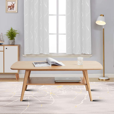 Coffee Table, Solid Wood Coffee Table, Coffee Table With Storage, Modern Coffee Table