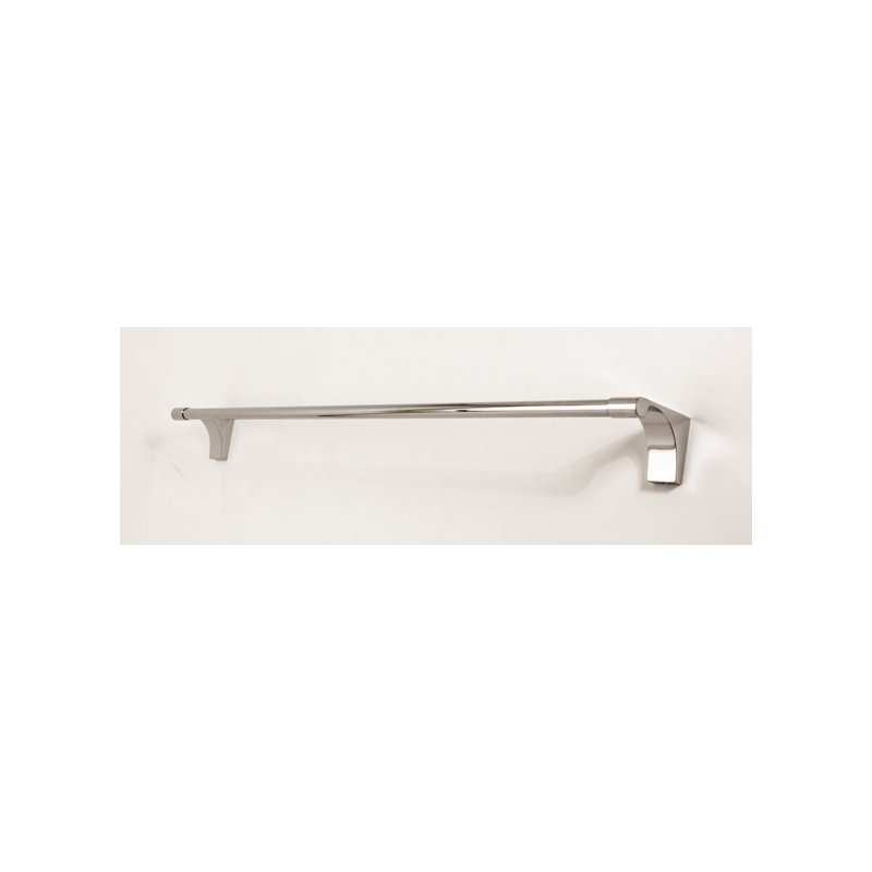 Luna Wall Mounted Towel Bar, Polished Chrome
