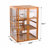 Modern Cat Cages & Playpens, Bamboo Multi-Level Home with Clear Panels