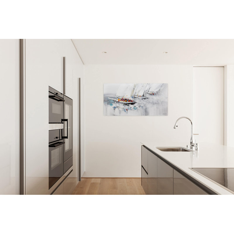 Hand-Painted Canvas Picture Endspurt
