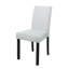 8032 Table noire et (4) chaises argentées