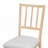 5-Piece Modern Farmhouse Dining Set with Upholstered Seating and Curved Base-117430057-117430058-117430059