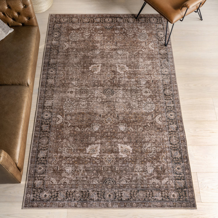 Tapis vintage lavable à la machine Bayberry
