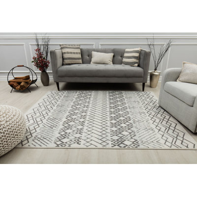 Tapis ivoire Knox Tribal