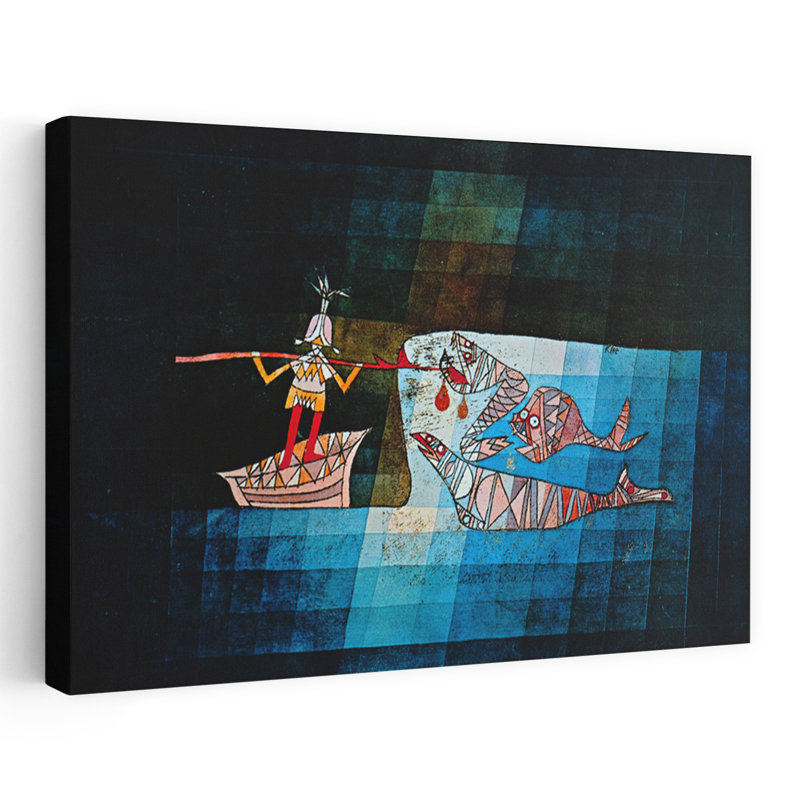 Sinbad The Sailor Classic Fish Beach Wall Art Print - Print, 40.64cm H x 60.96cm W