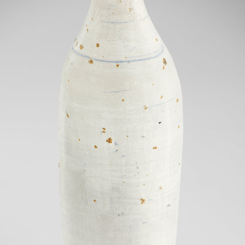 Gannet Handmade Ceramic / Porcelain Table Vase, 22" H x 4.5" W x 4.5" D