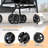 Foldable Lightweight Pet Stroller for Cats & Dogs 4-Wheel Standard Trolley for Pets-93312235