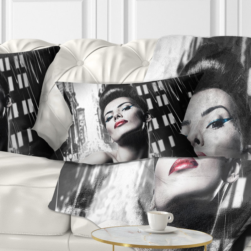 Coussin Portrait, Rectangulaire, 12 po x 20 po