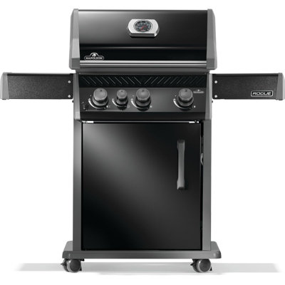 Rogue® 425 3-Burner Grill with Cast Iron Cooking Grids and Range Side Burner