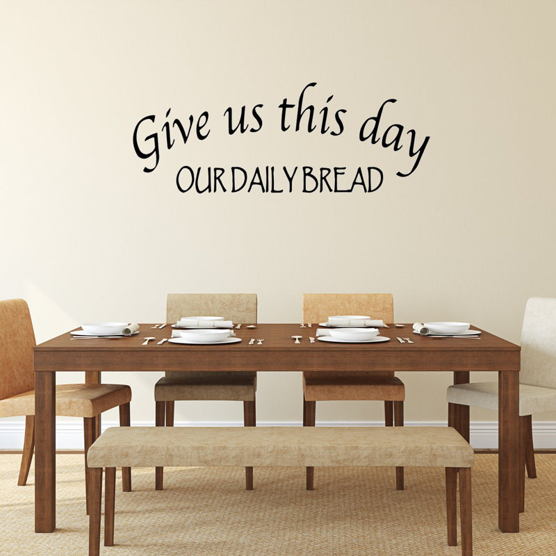 Décalcomanie murale nous procure cette journée breadkitchen daily