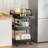 3 Tier Rolling Utility Cart with Drawer-111067125