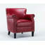 Fauteuil club rouge Hadley