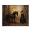 Sorcière et toile de licorne noire, design par Arlington Prints-1576004208